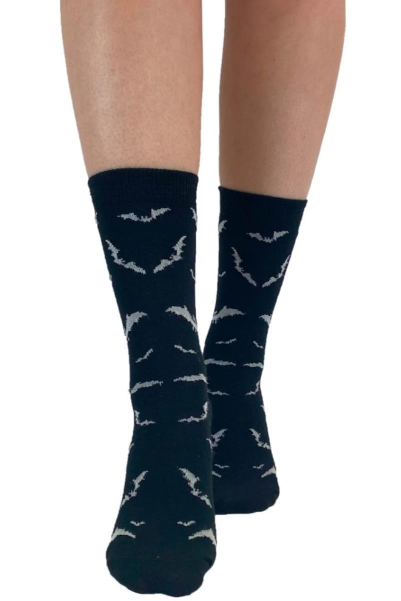 Pamela Mann Bats Knitted Ankle Socks