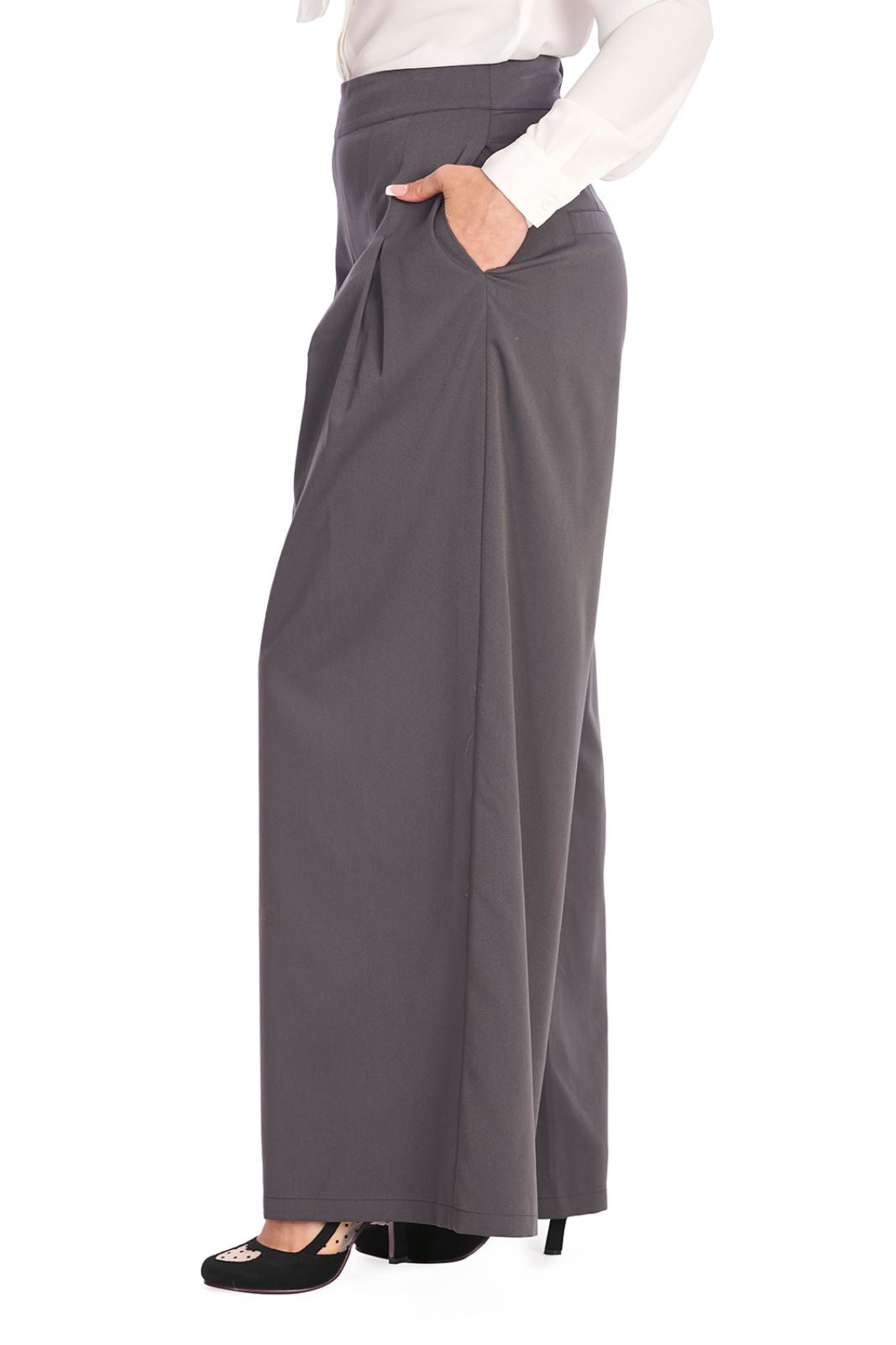 Banned Diamond Wide Leg Suspender Trousers