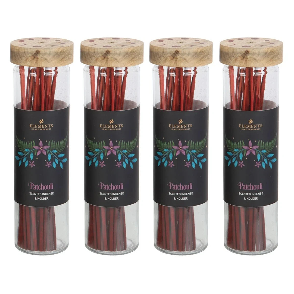 Dark Forest Patchouli Incense Sticks with Holder - Aromatic