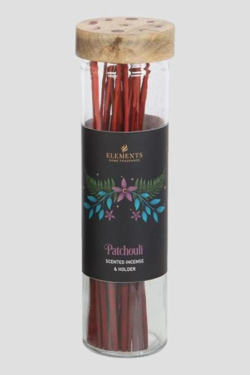 Dark Forest Patchouli Incense Sticks with Holder - Aromatic