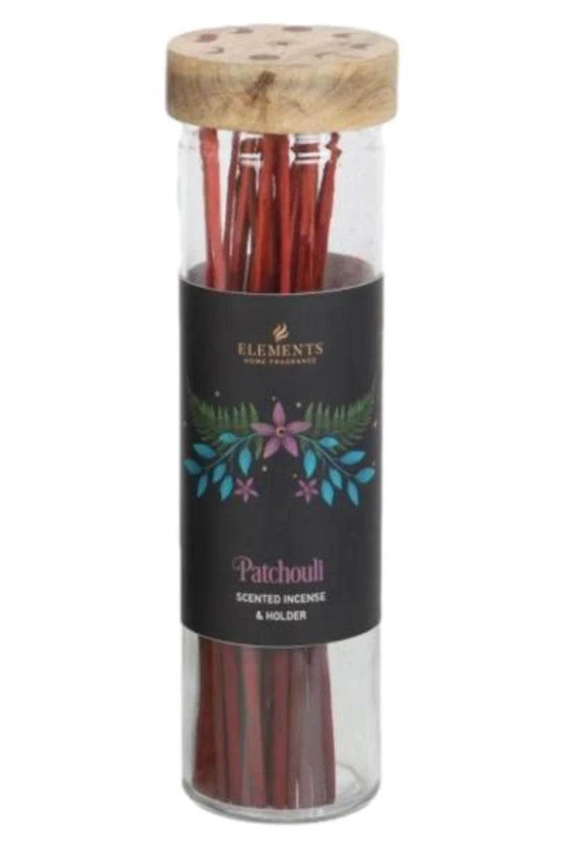 Dark Forest Patchouli Incense Sticks with Holder - Aromatic