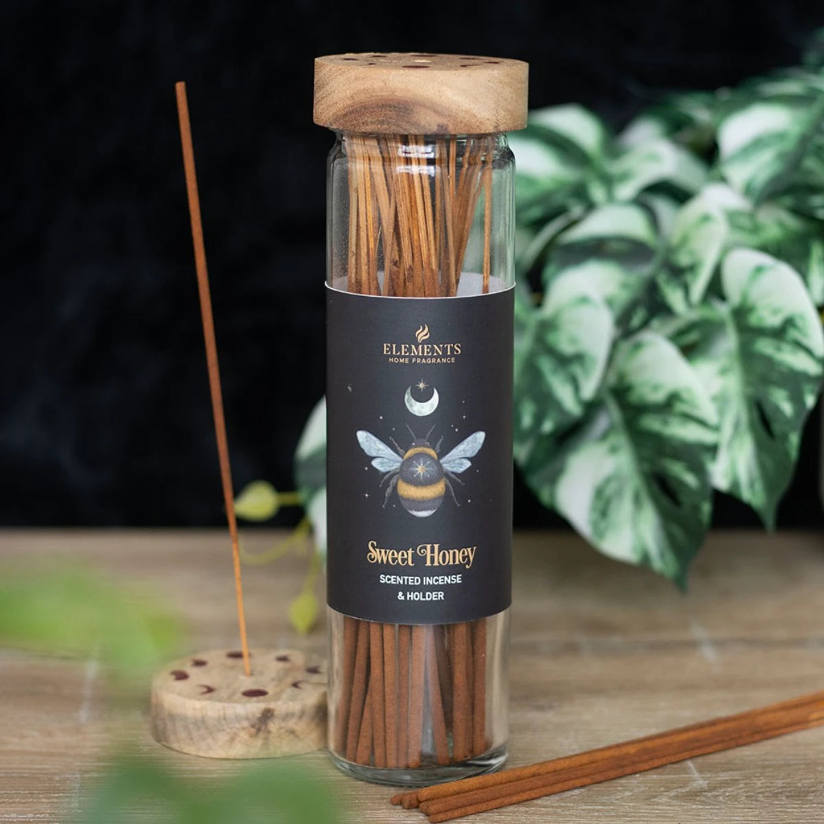 Dark Forest Sweet Honey Incense Sticks with Holder – Calming