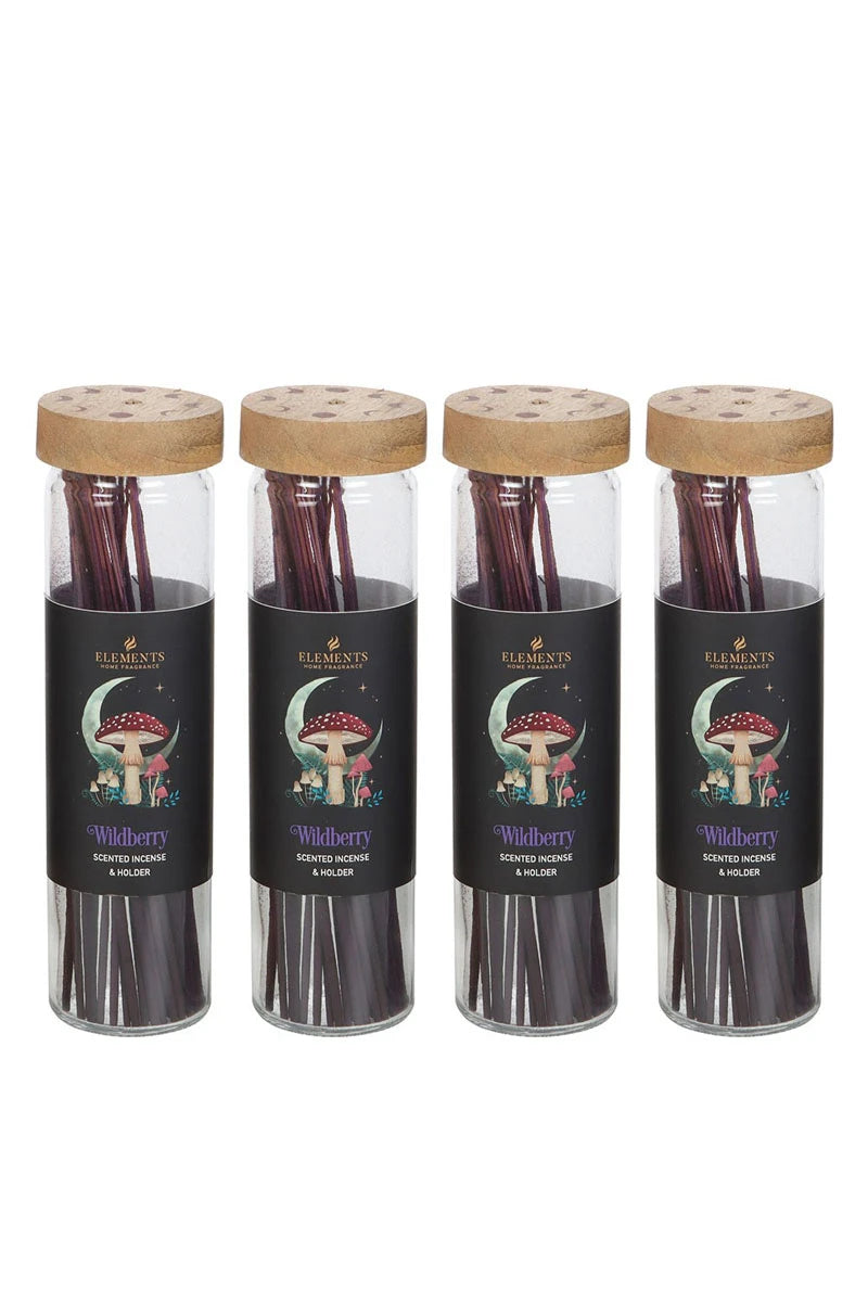 Dark Forest Wild Berry Incense Sticks with Holder – Gift Set