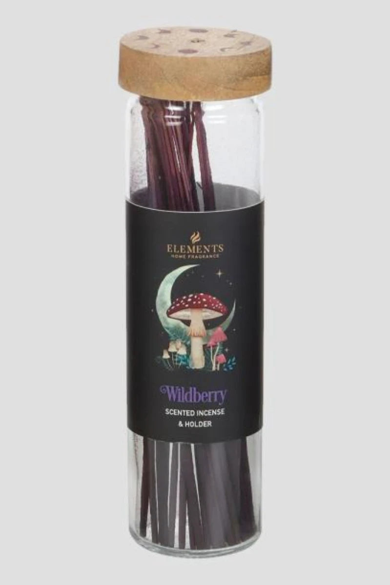 Dark Forest Wild Berry Incense Sticks with Holder – Gift Set