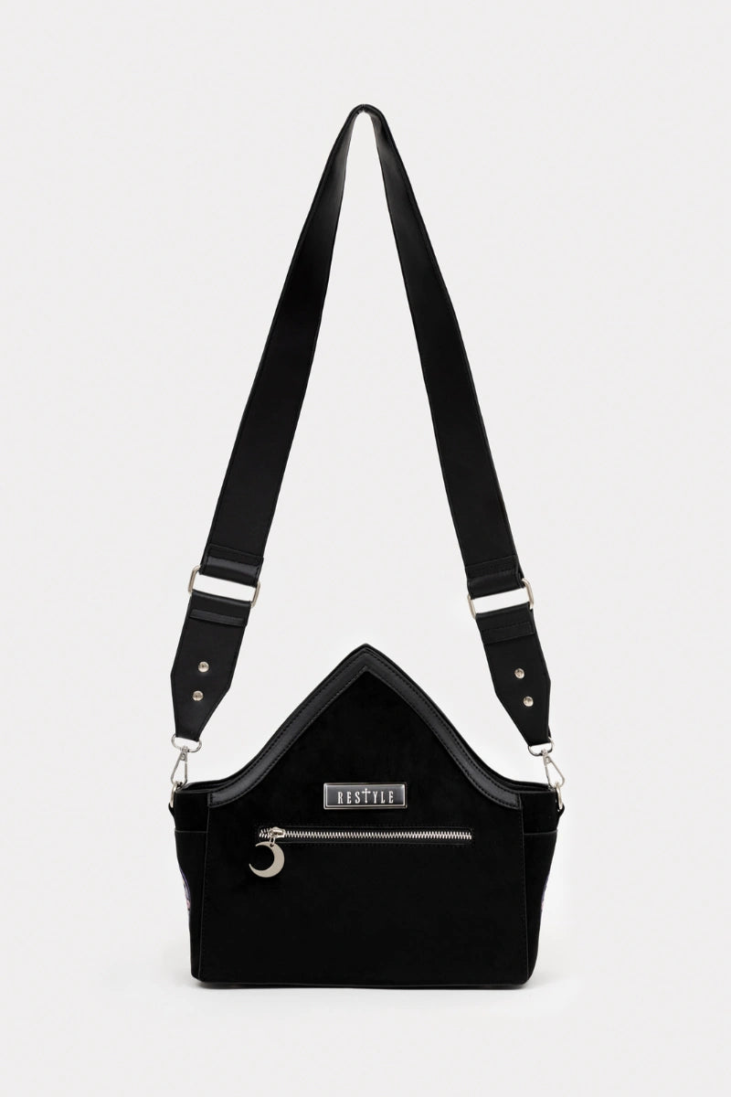 Restyle Aurora Cross Body Bag Northern Lights Embroidery