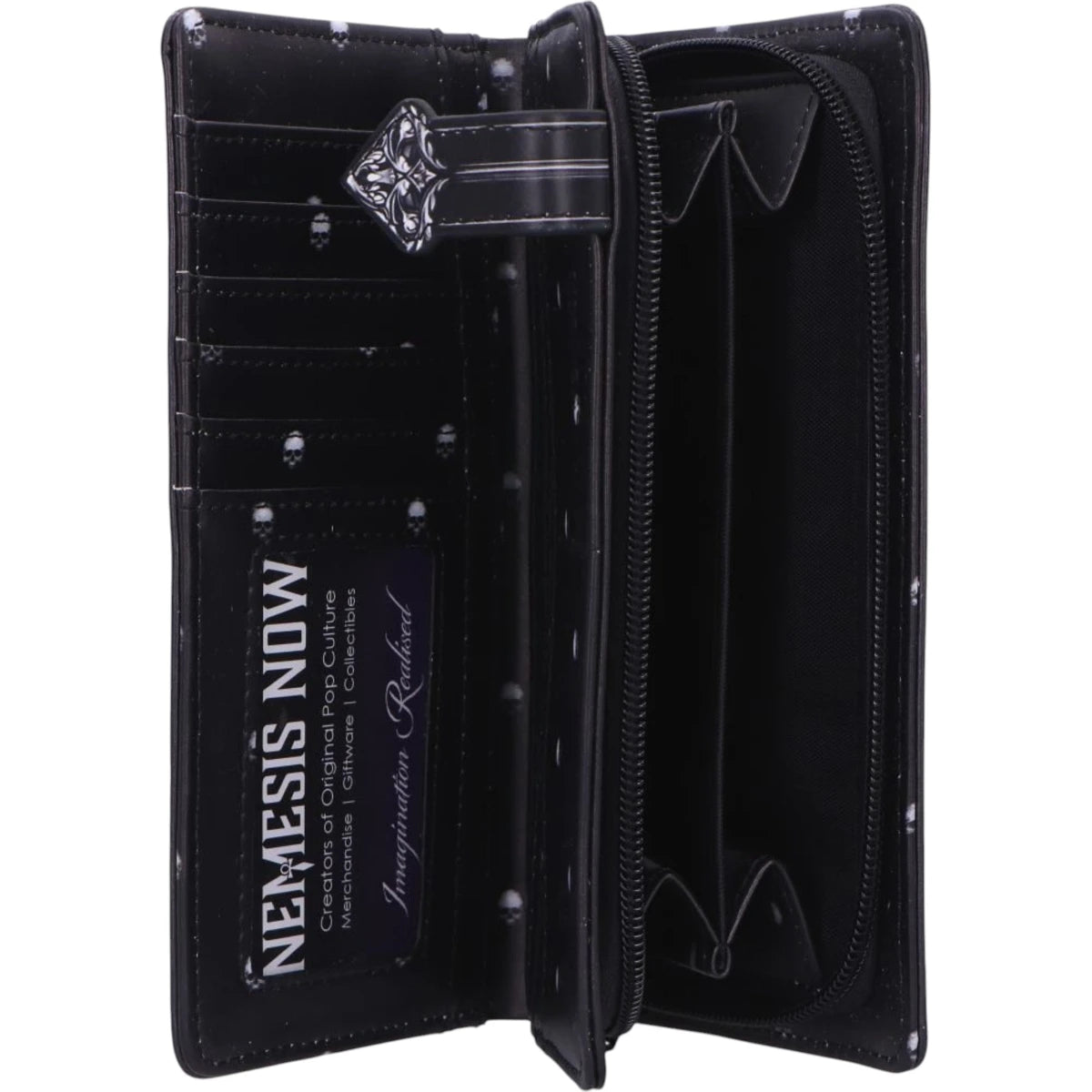 Nemesis Now Baroque Skull Purse Gothic Embossed PU Wallet