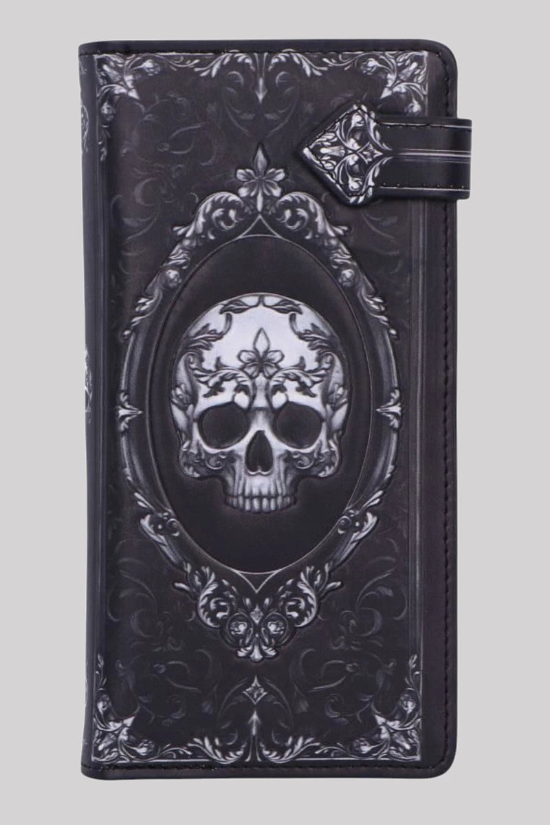 Nemesis Now Baroque Skull Purse Gothic Embossed PU Wallet