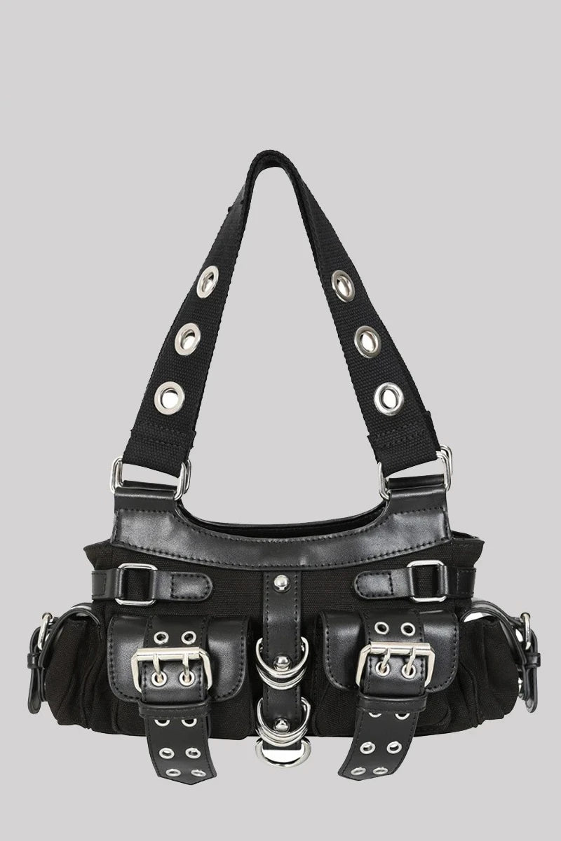 Banned Dark Doll Handbag - Gothic Punk Rock Shoulder Bag