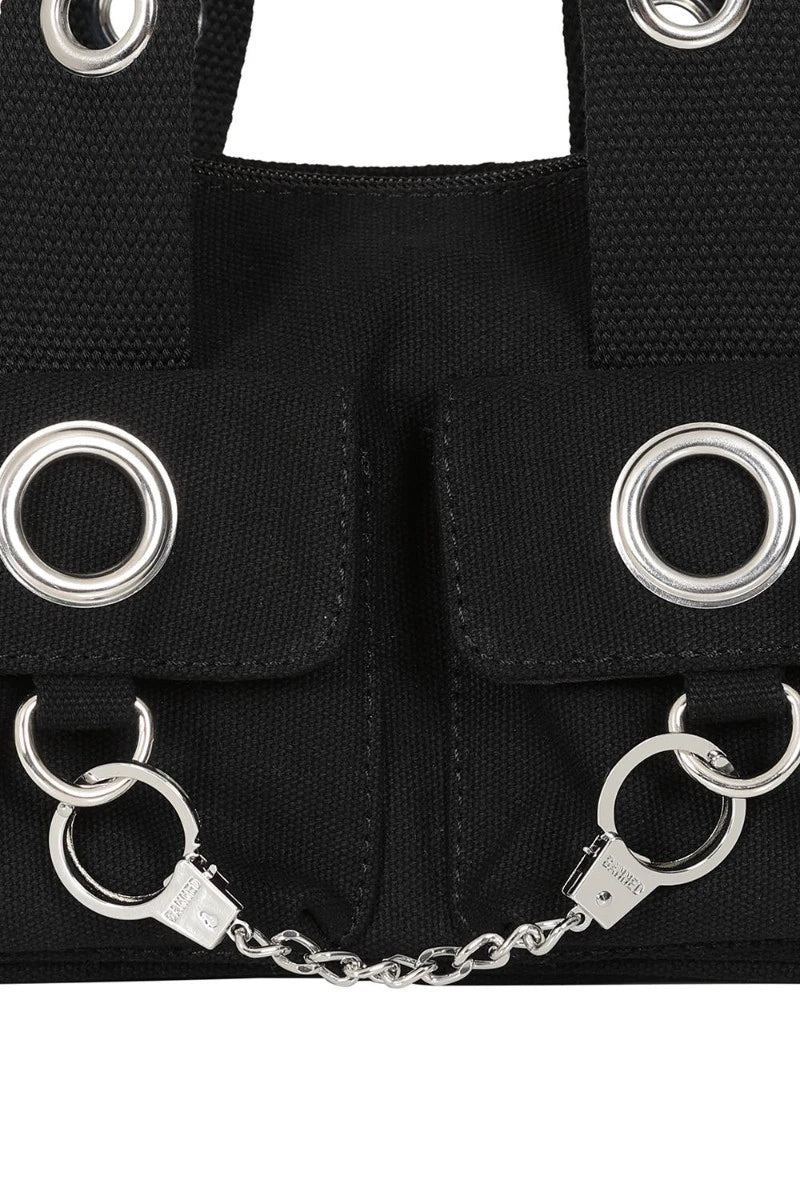 Banned Whittaker Mini Handbag - Gothic Punk Shoulder Bag
