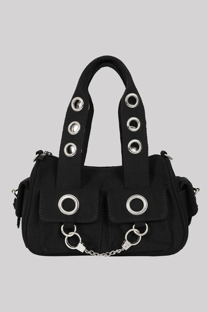 Banned Whittaker Mini Handbag - Gothic Punk Shoulder Bag