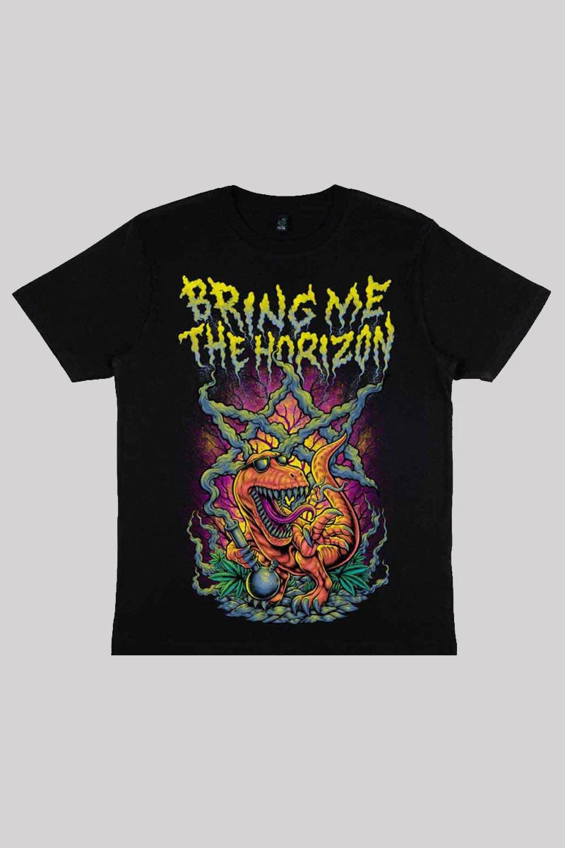 Bring Me The Horizon Smoking Dinosaur T-Shirt