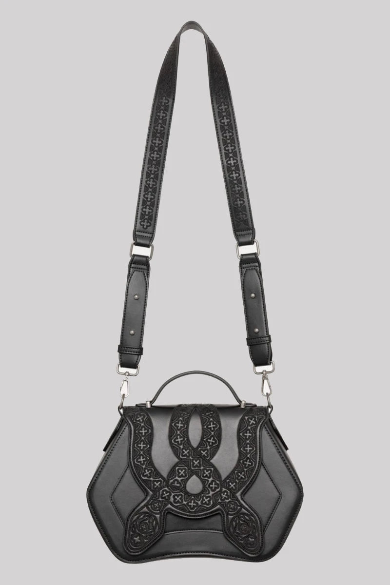 Restyle Cathedral Snake Crossbody Bag – Gothic Punk Handbag