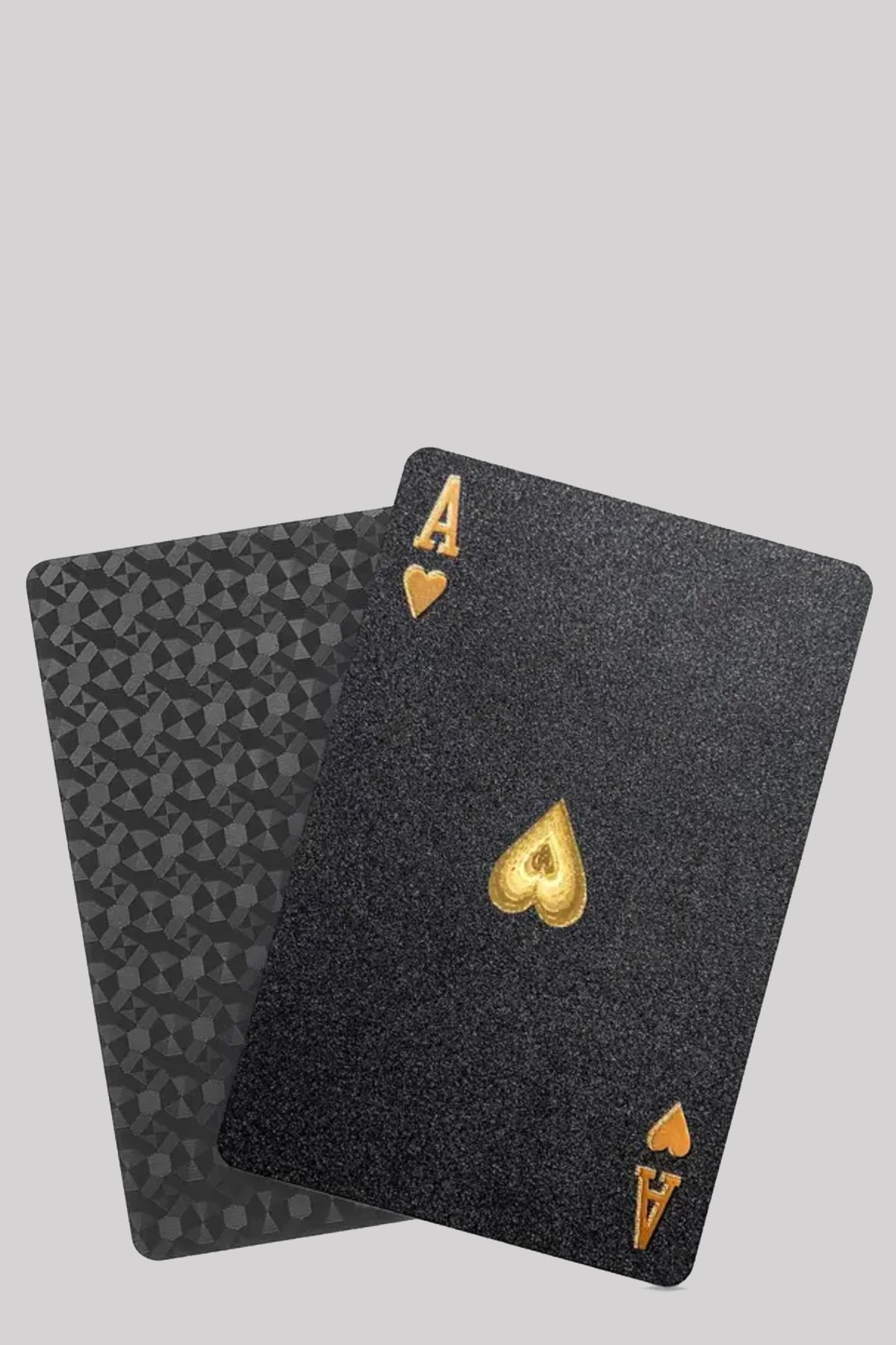 Deck of Black Playing Cards Professional Game Poker Gift