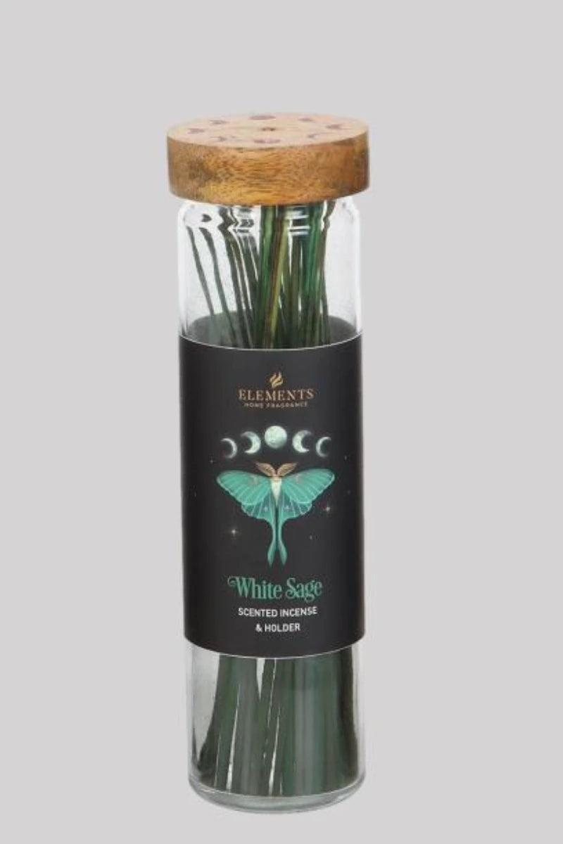 Dark Forest White Sage Incense Sticks with Holder – Cleanse