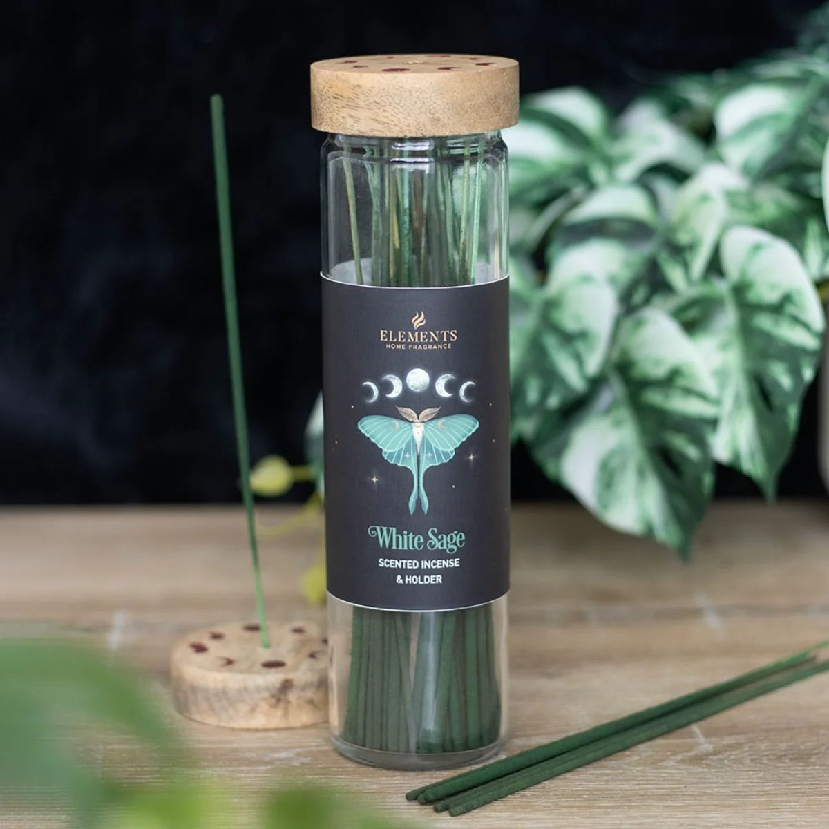 Dark Forest White Sage Incense Sticks with Holder – Cleanse