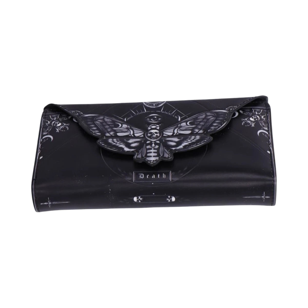 Nemesis Now Death's Head Moth Purse Embossed Gothic Wallet