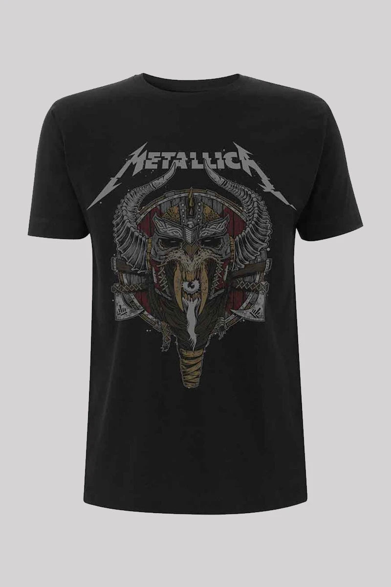 Metallica Viking T-Shirt – Unisex Black Heavy Metal Band Tee
