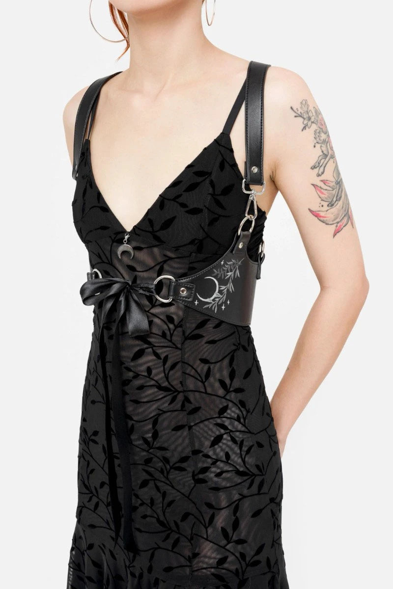 Restyle Moon Gazer Harness - Reversible Gothic Body Harness