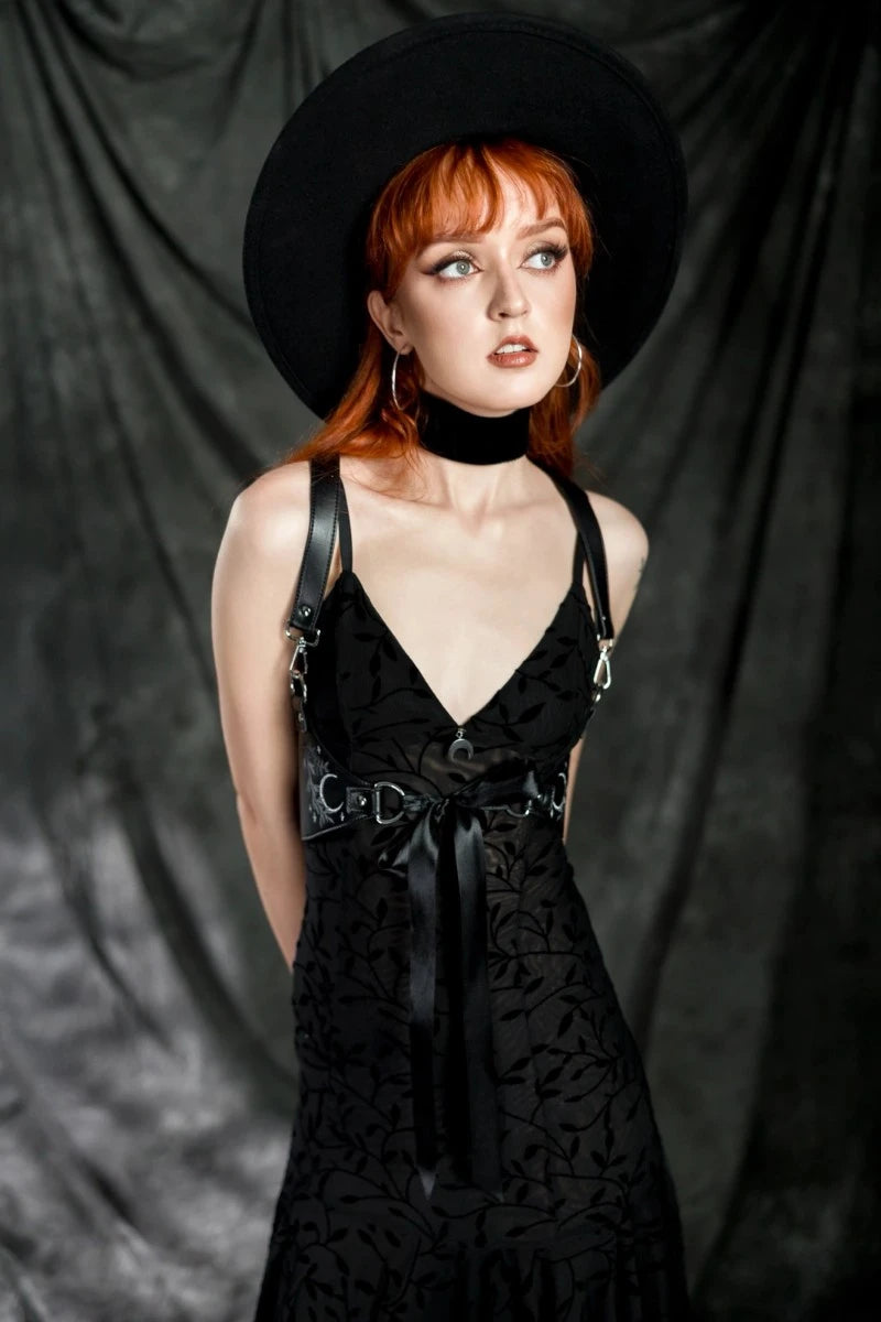 Restyle Moon Gazer Harness - Reversible Gothic Body Harness