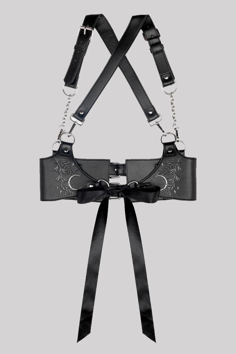 Restyle Moon Gazer Harness - Reversible Gothic Body Harness