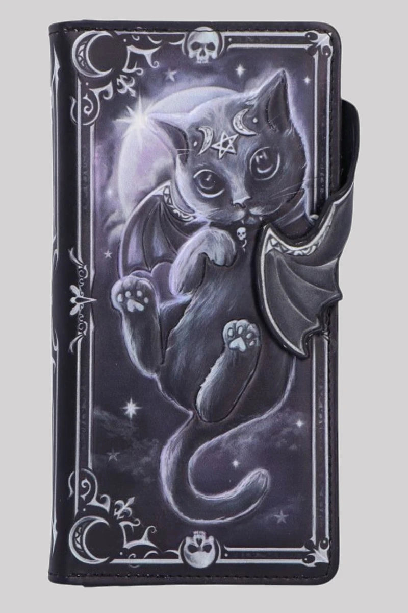 Nemesis Now Embossed Purse Moon of Malpuss & Lucifly