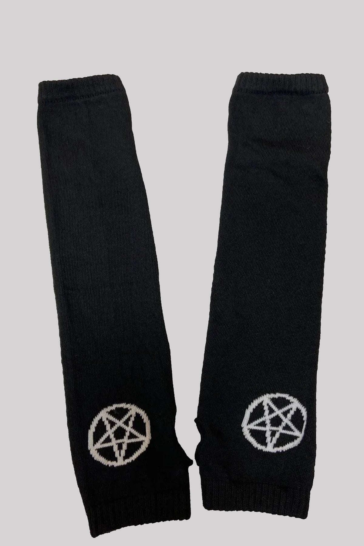 Pamela Mann Knitted Pentagram Fingerless Gloves