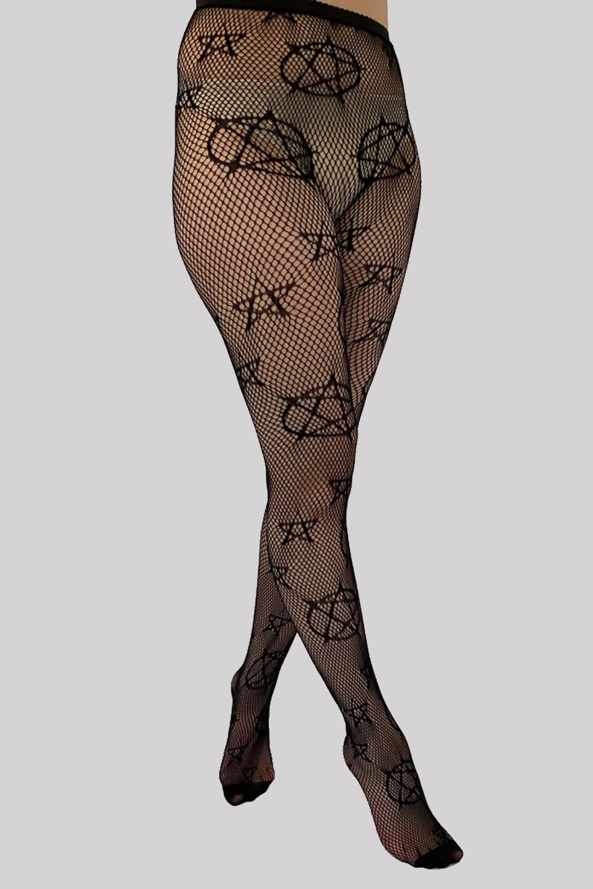 Pamela Mann Fishnet Pentagram Tights