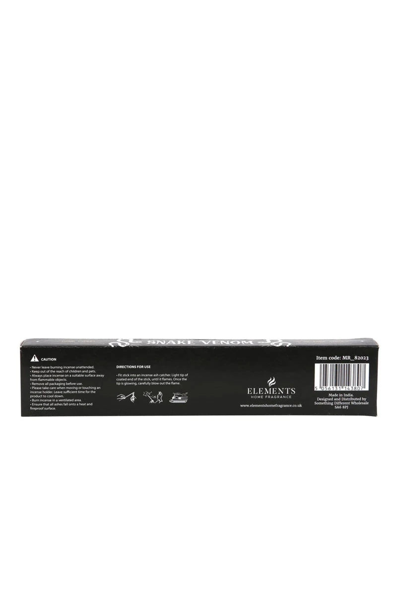 Snake Venom Incense Sticks – Dark Opium Scent, Vegan 15 Pack