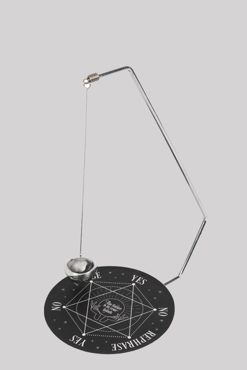 Pendulum Decision Maker - Mystical Yes/No Desk Ornament Black