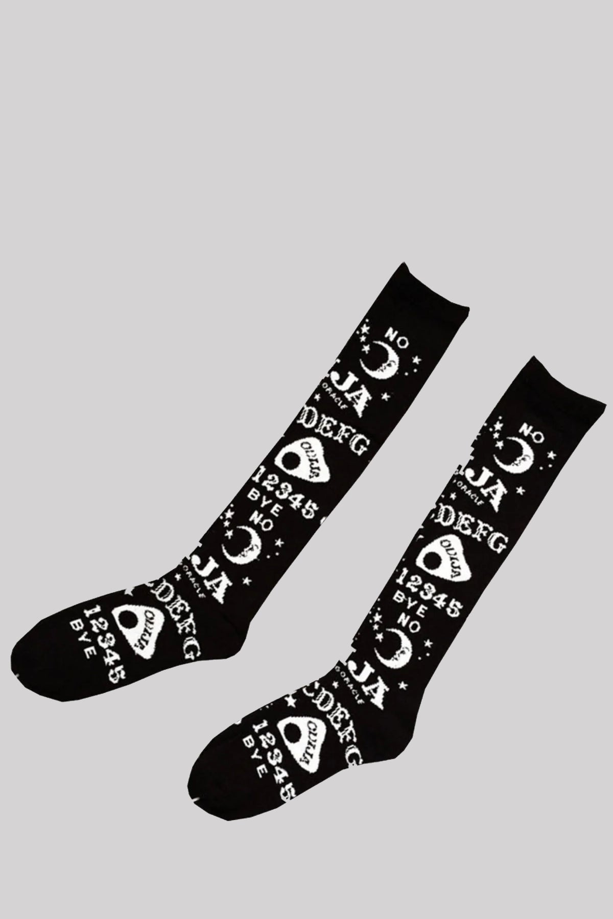 Ro Rox Spirit Board Halloween Gothic Ouija Mid Calf Socks