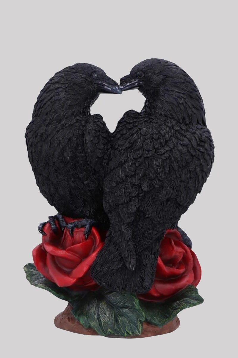 Nemesis Now Raven Romance Figurine Gothic Hand-Painted Resin