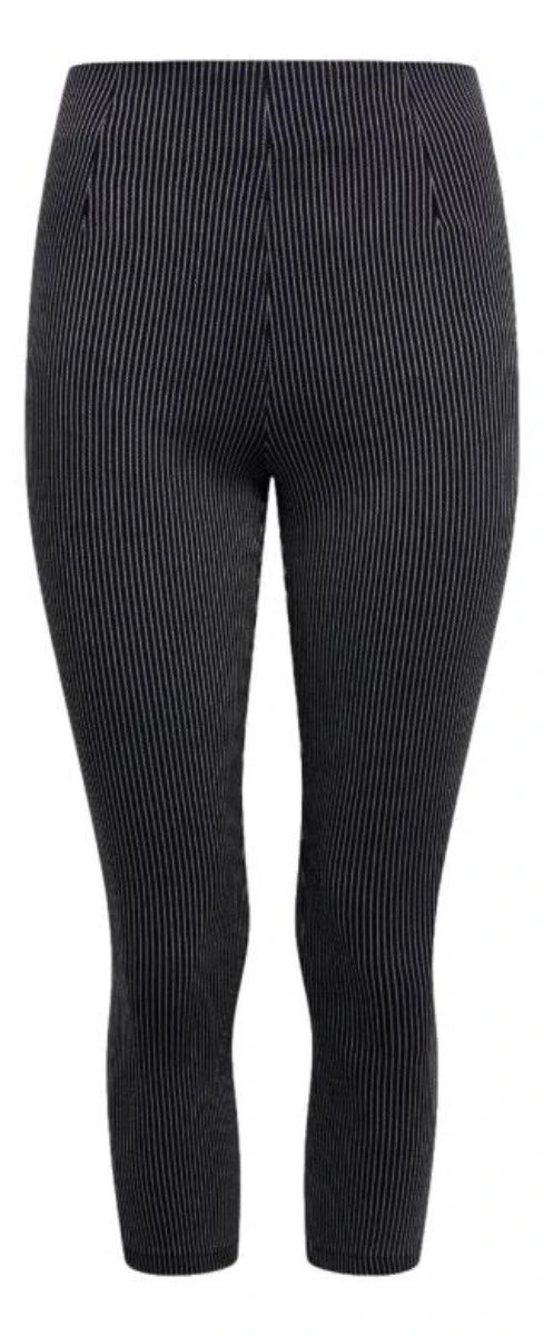 Ro Rox Pinstripe Capris – Alternative Goth Office Trousers