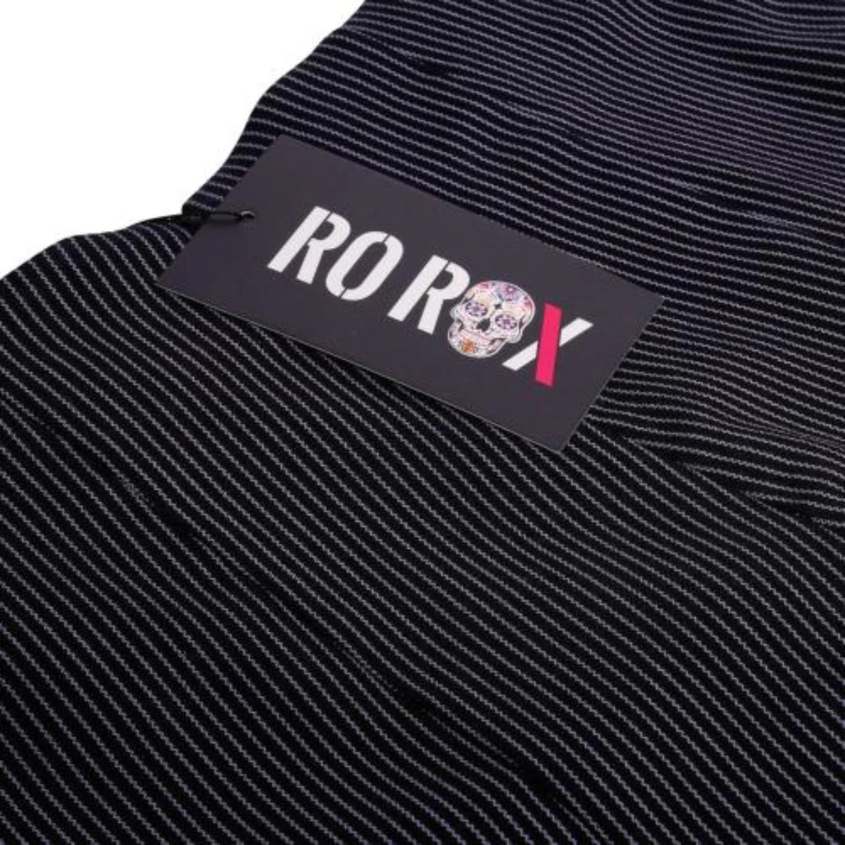 Ro Rox Pinstripe Capris – Alternative Goth Office Trousers