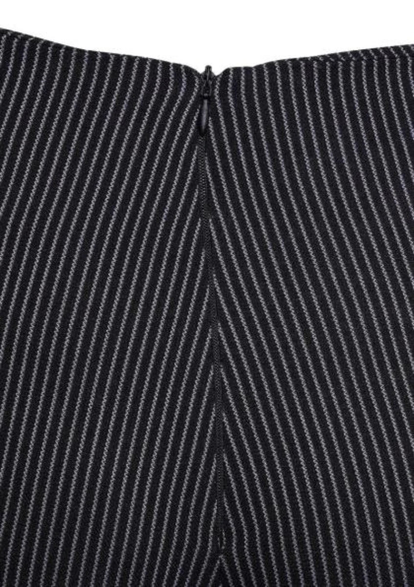 Ro Rox Pinstripe Capris – Alternative Goth Office Trousers