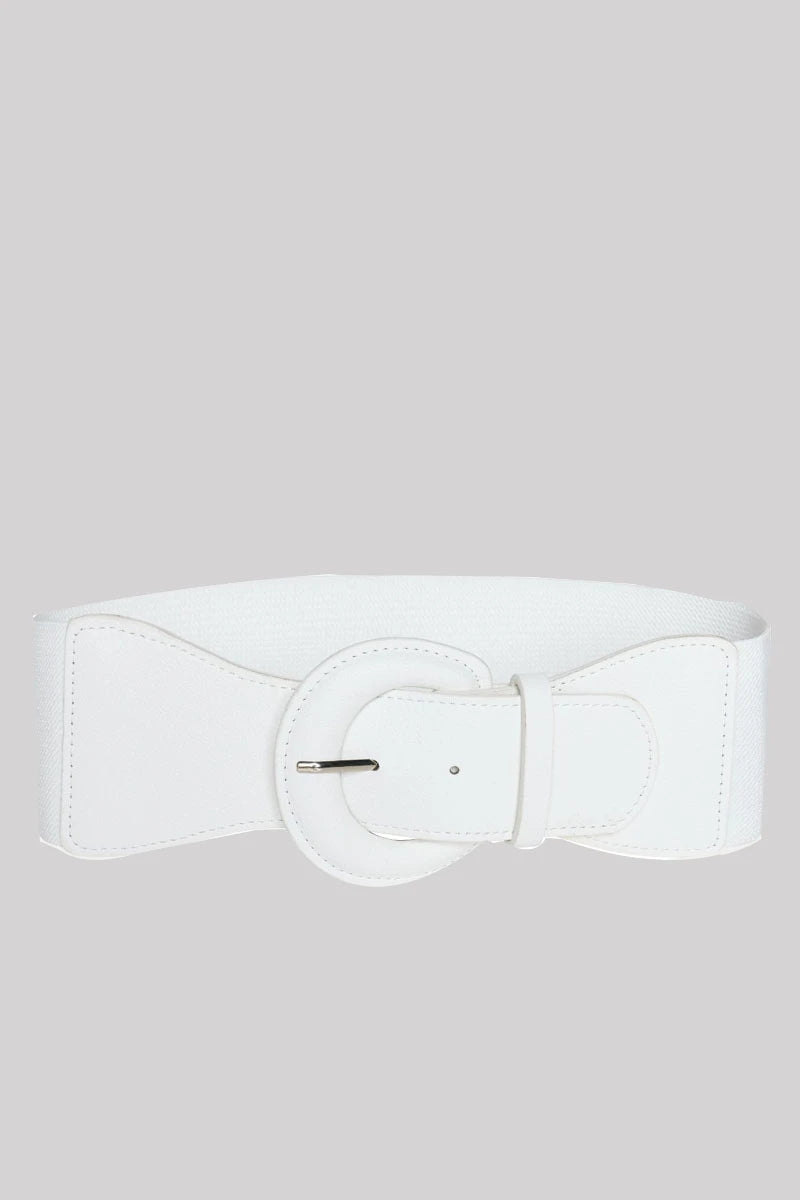 Ro Rox Raya Elasticated Retro Wide Nurse Belt Waist Cincher