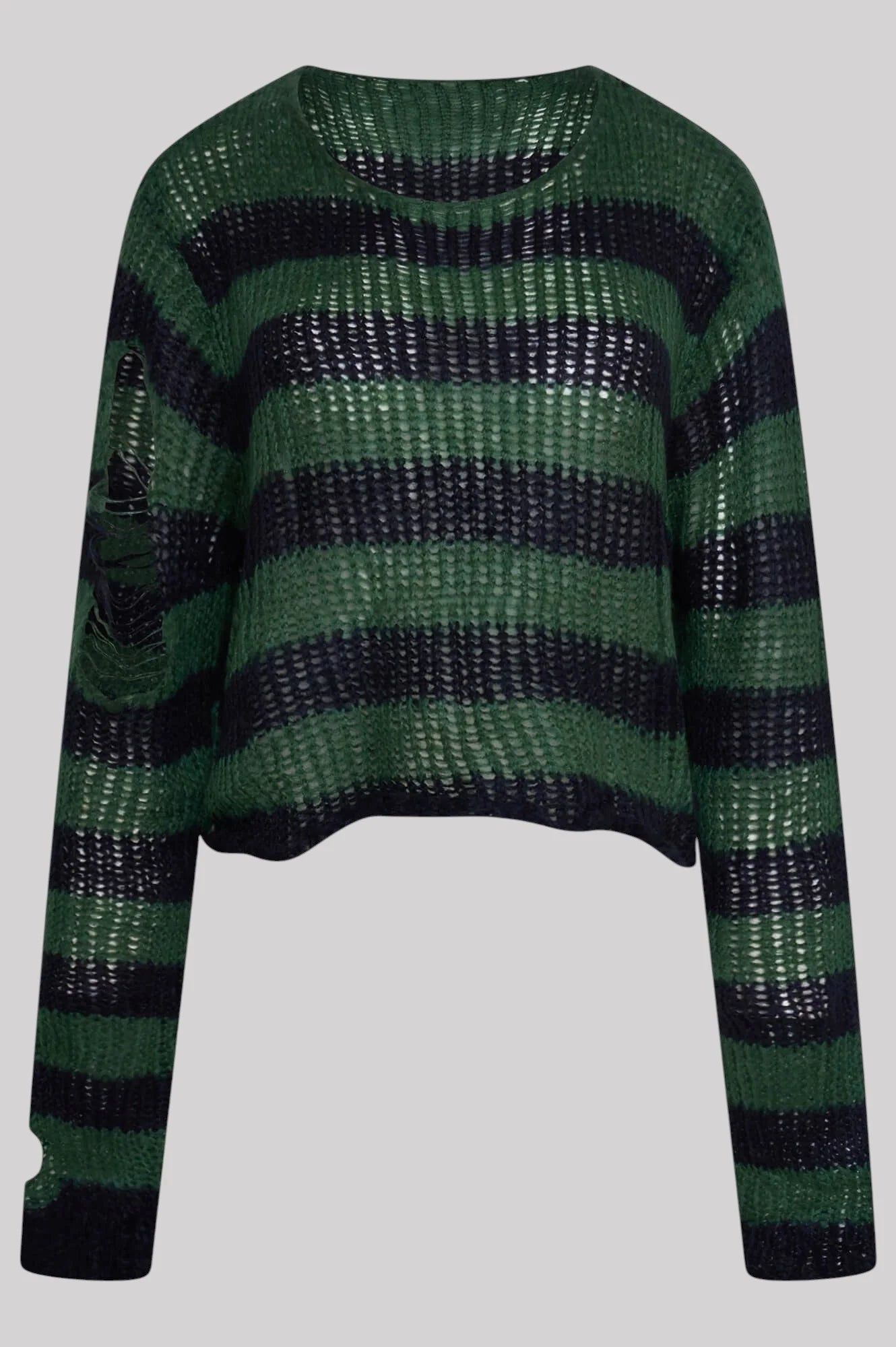 Ro Rox Ryette Grunge Jumper – Distressed Oversized Gothic Knitwear