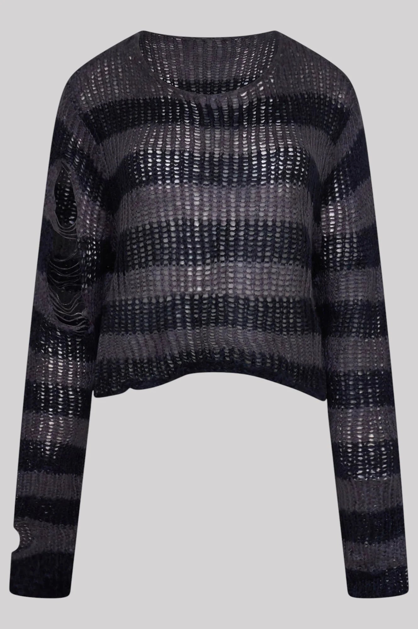 Ro Rox Ryette Grunge Jumper – Distressed Oversized Gothic Knitwear