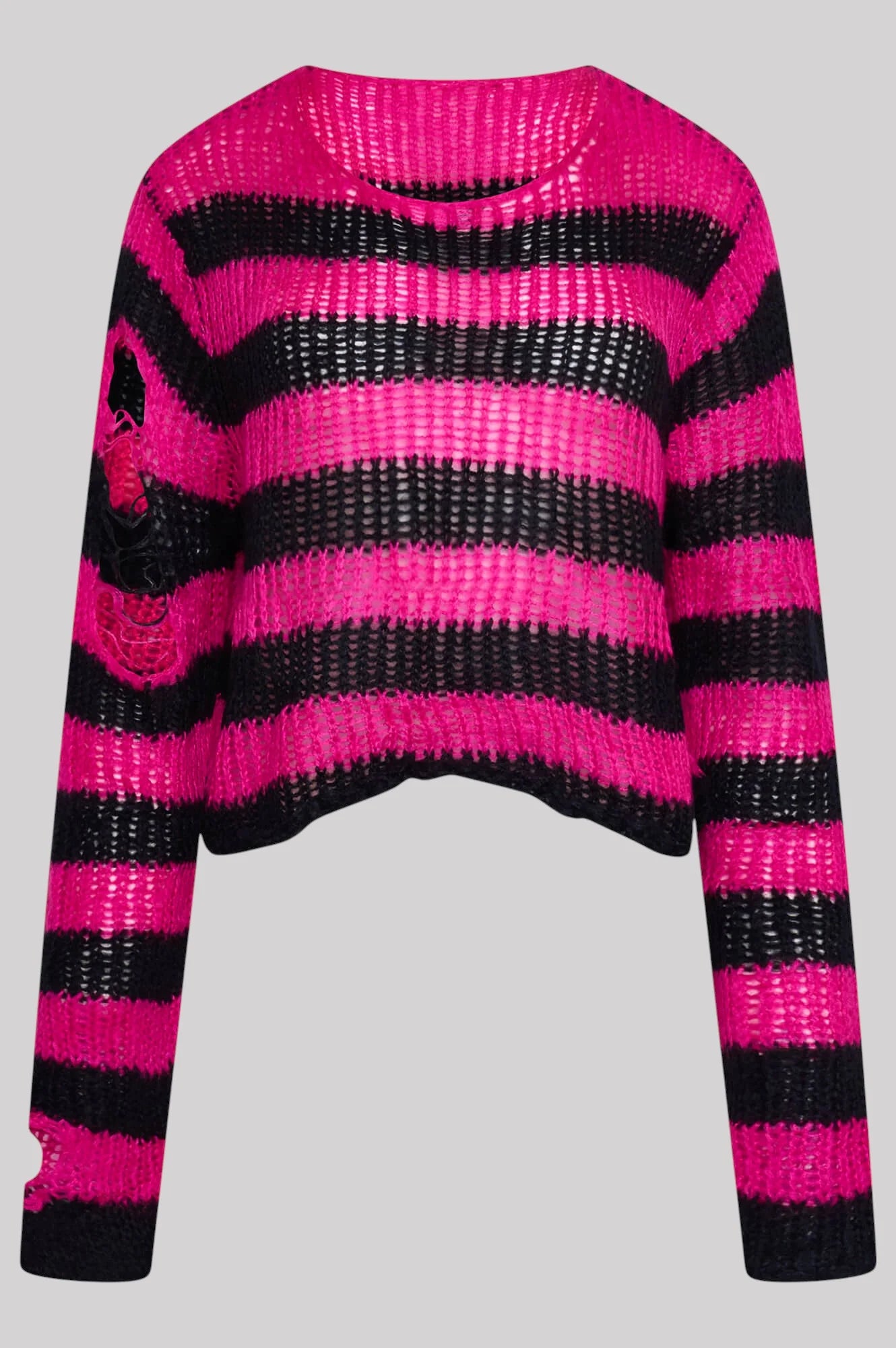 Ro Rox Ryette Grunge Jumper – Distressed Oversized Gothic Knitwear