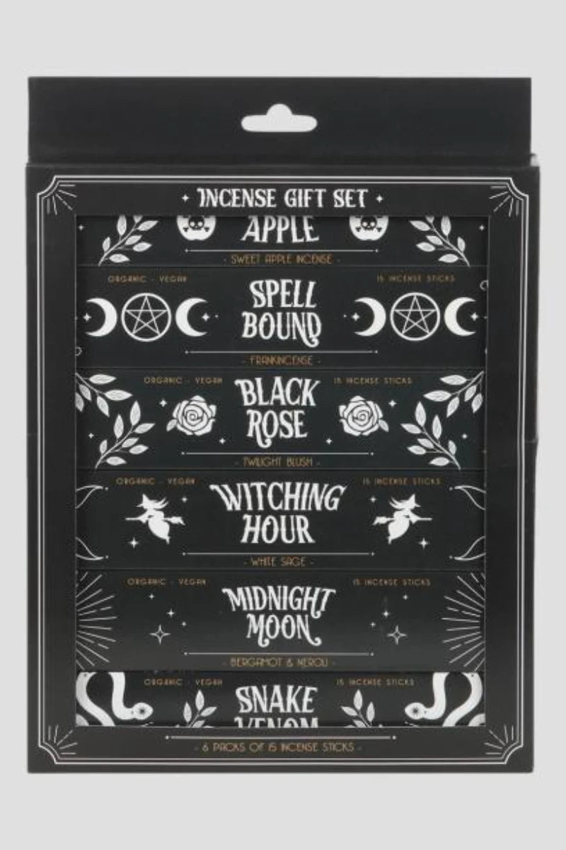 Midnight Ritual Incense Sticks Set of 6 – Witchy Gift Set