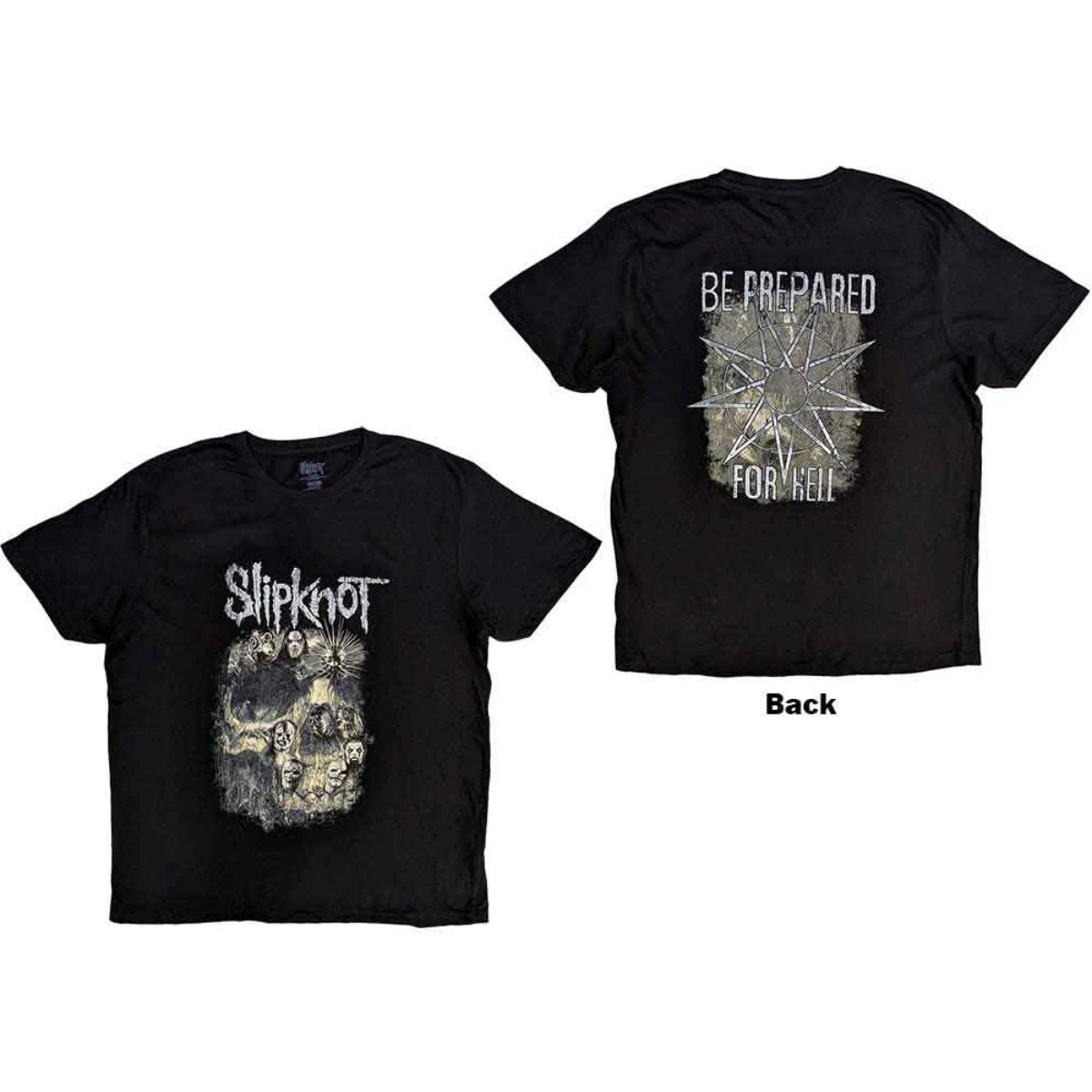 Slipknot Unisex Skull Group T-Shirt