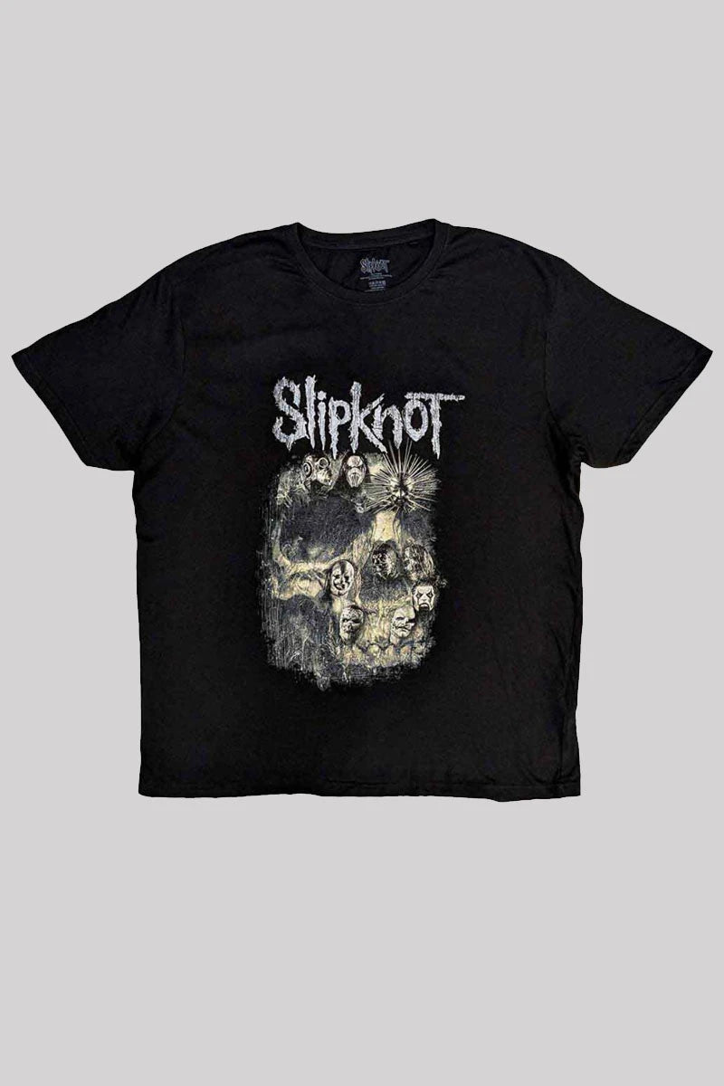 Slipknot Unisex Skull Group T-Shirt