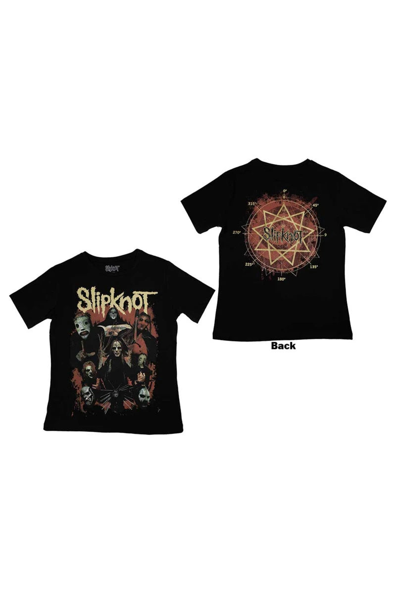 Slipknot Ladies T-Shirt: Come Play Dying Back Print Band Tee
