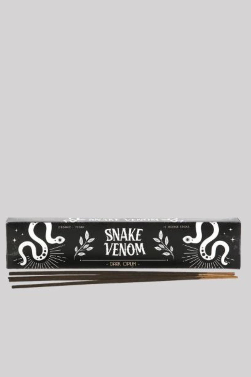Snake Venom Incense Sticks – Dark Opium Scent, Vegan 15 Pack