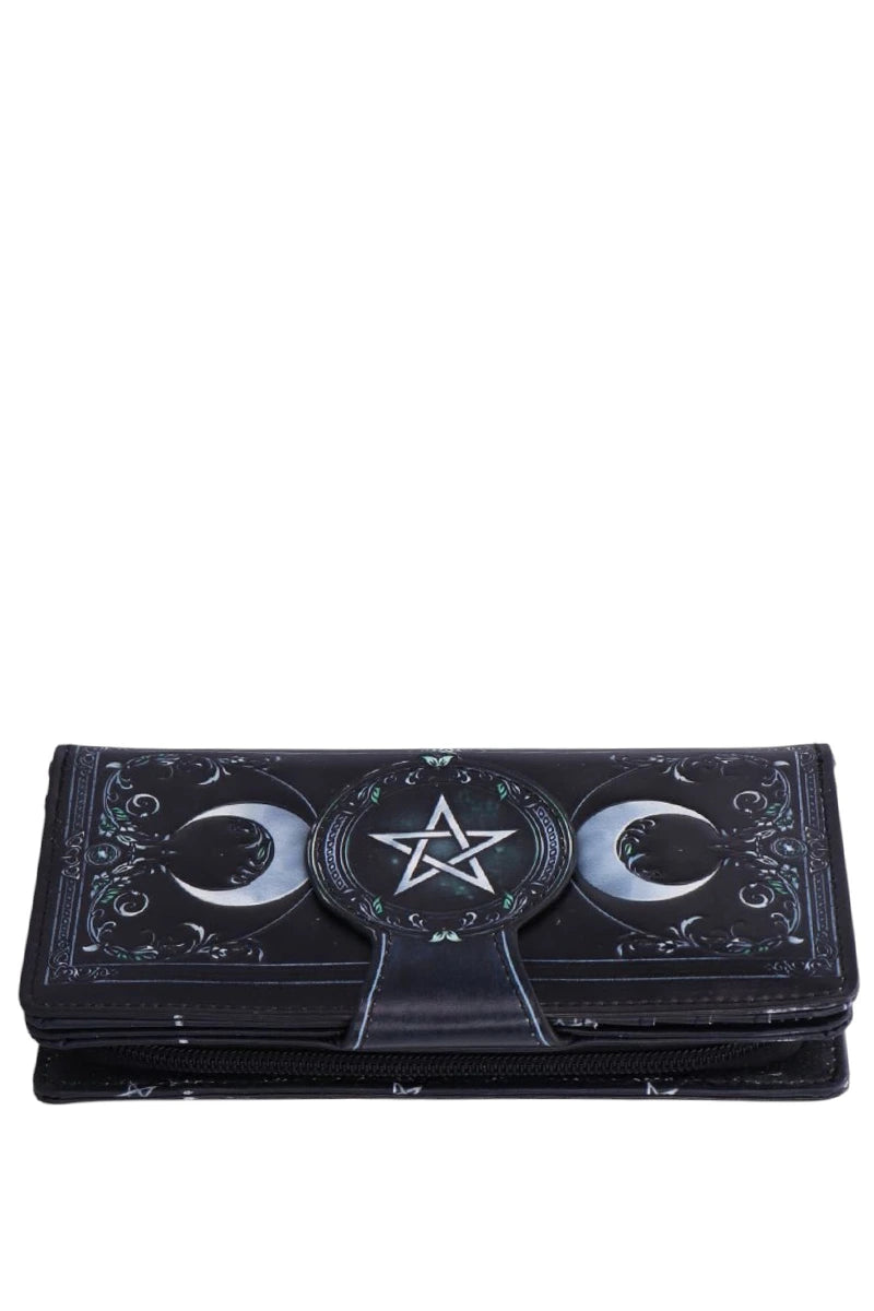 Nemesis Now Triple Moon Purse Gothic Embossed PU Wallet