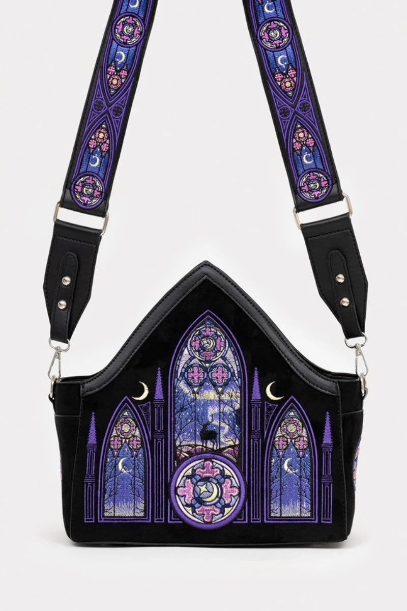 Restyle Aurora Cross Body Bag Northern Lights Embroidery