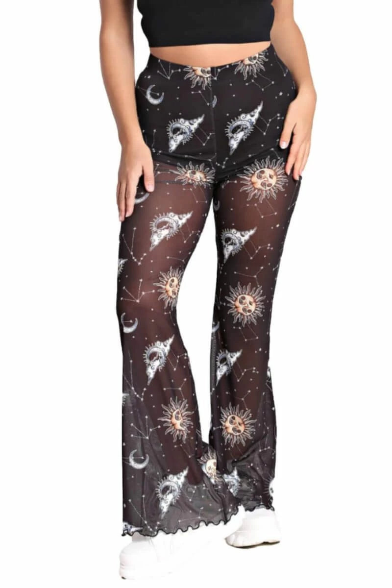 Hell Bunny Solaris Mesh Trousers