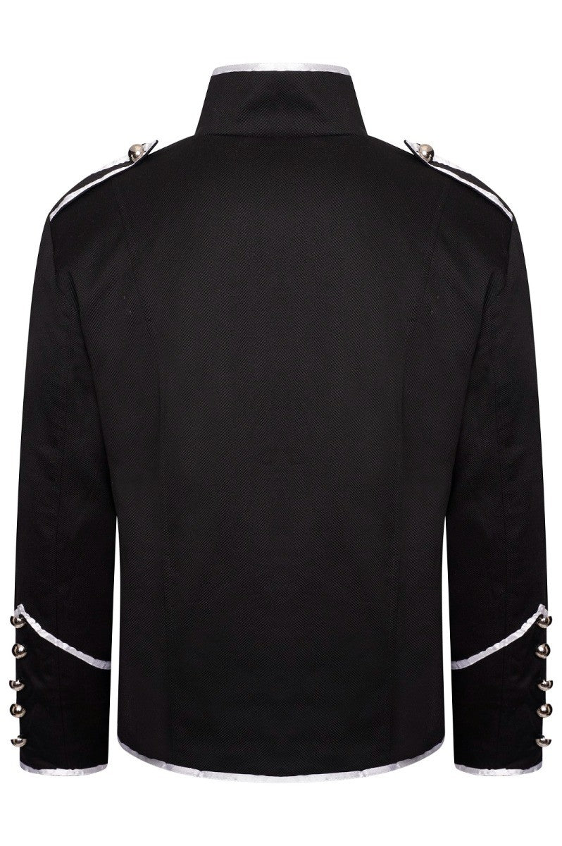 Herren Militär Husar Drummer Festival Ärmellos Parade Jacke Vest Weste