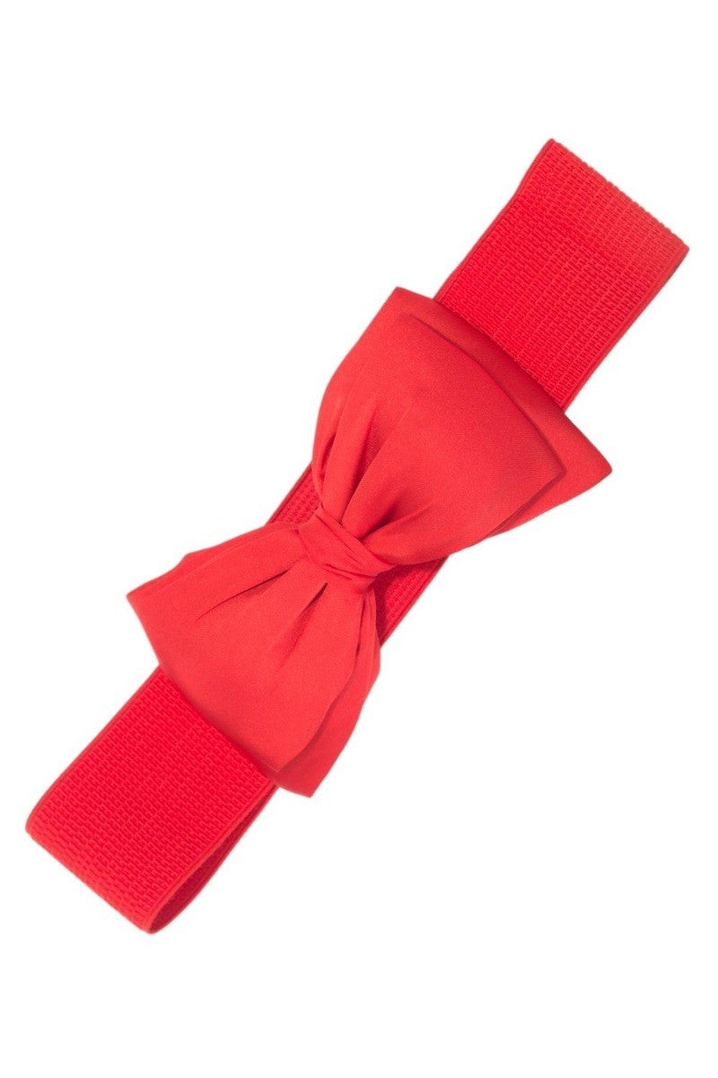 Banned Dancing Days Bella Bow Rockabilly Belt