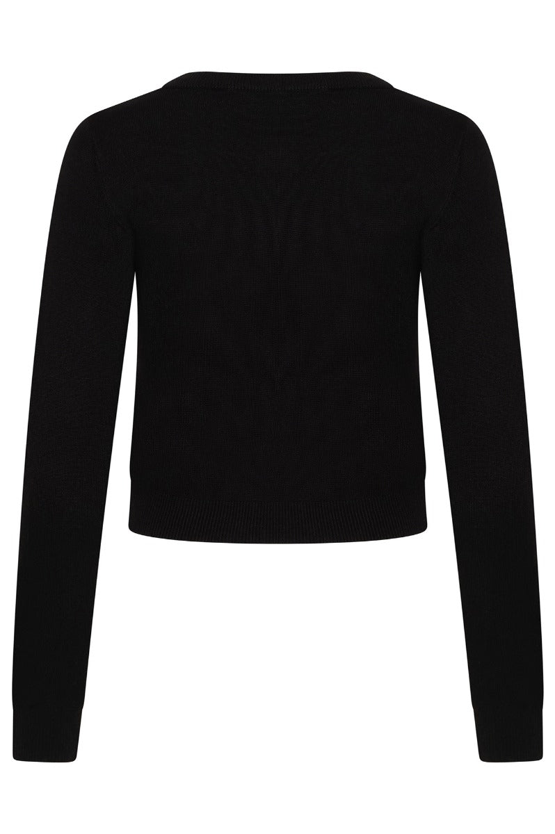 Inkadoro - Lang vest met lange mouwen - choco/steengrijs