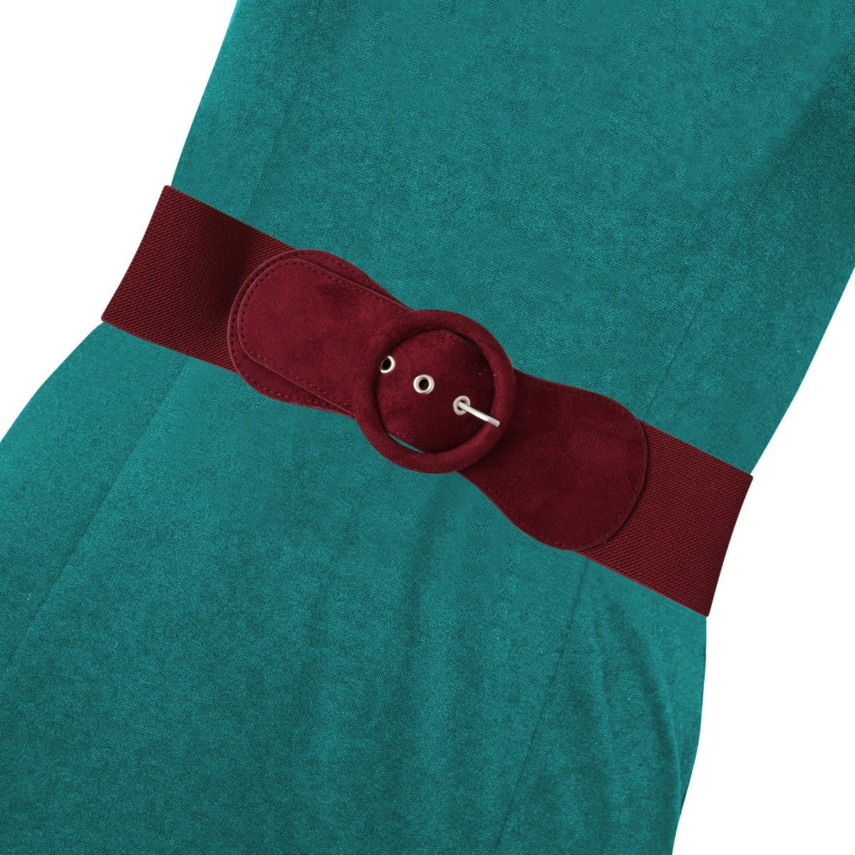 Ro Rox 1950's Retro Style Elasticated Suedette Belt